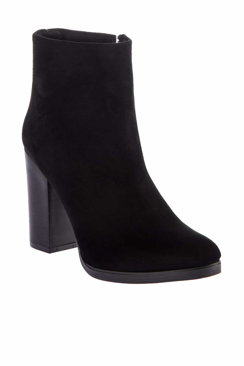Fox Shoes Siyah Süet Kadın Bot E610041002