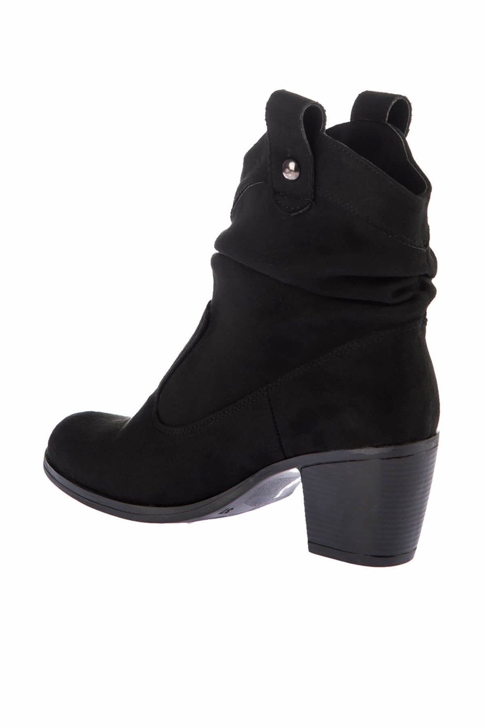 Fox Shoes Siyah Süet Kadın Bot E610061602