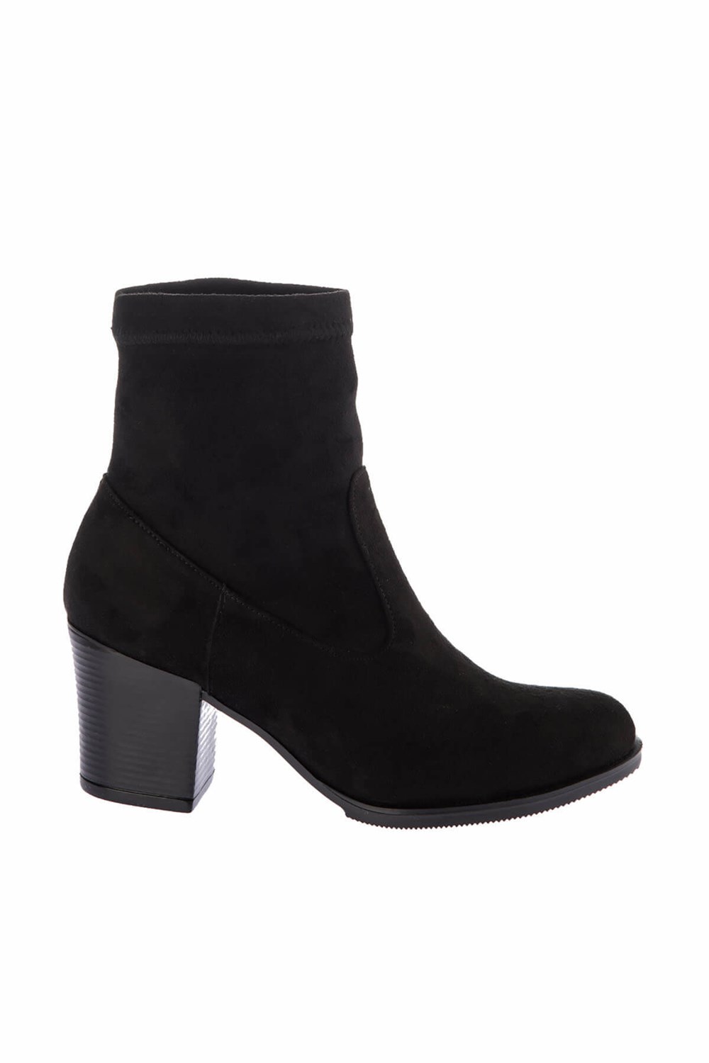 Fox Shoes Siyah Süet Kadın Bot E713060202