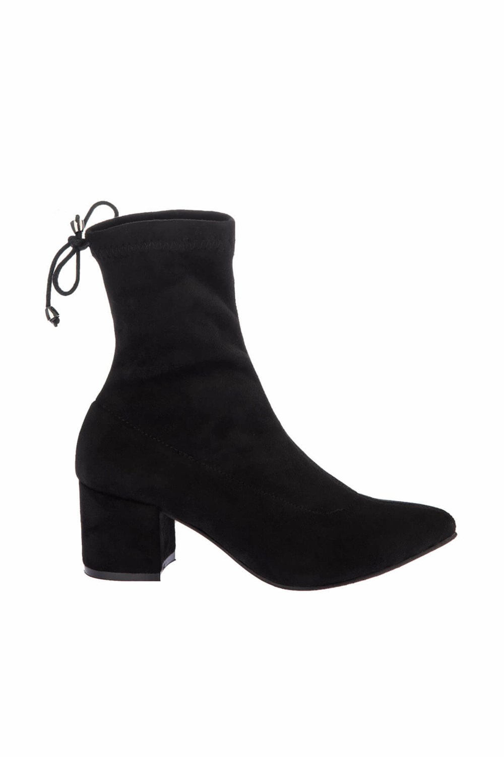 Fox Shoes Siyah Süet Kadın Bot E737010002