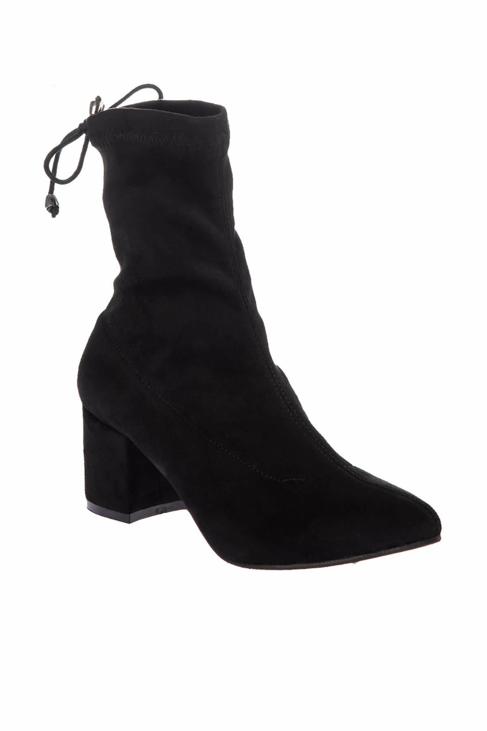 Fox Shoes Siyah Süet Kadın Bot E737010002