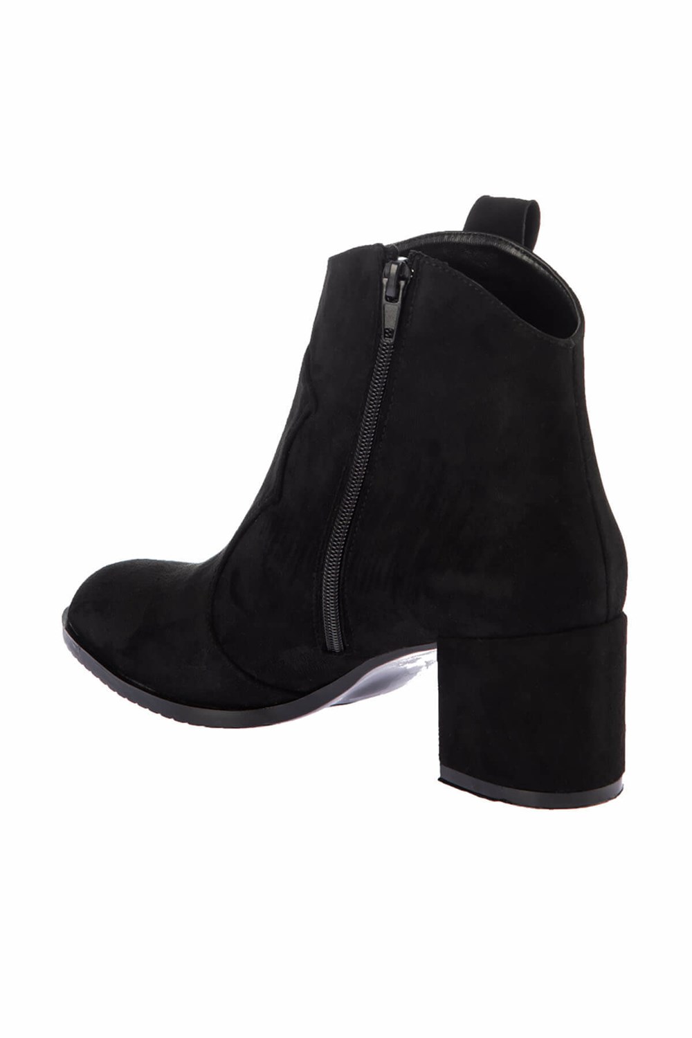 Fox Shoes Siyah Süet Kadın Bot E737022402