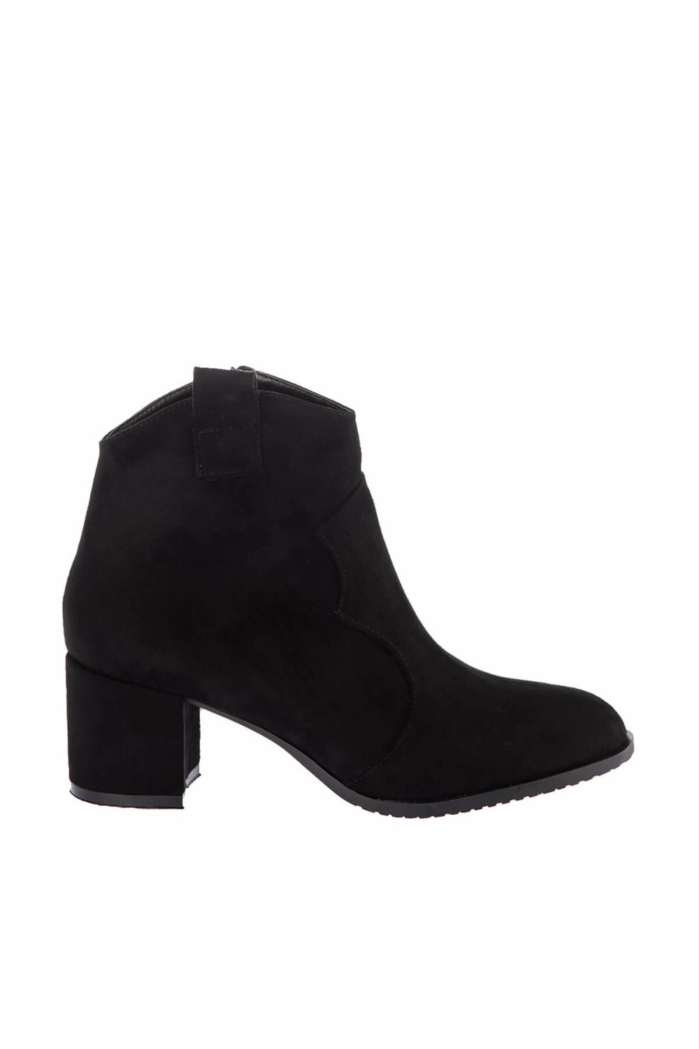 Fox Shoes Siyah Süet Kadın Bot E737022402