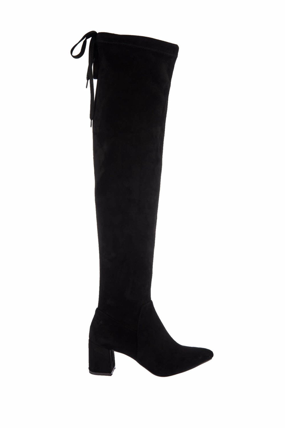 Fox Shoes Siyah Süet Kadın Çizme E860004202