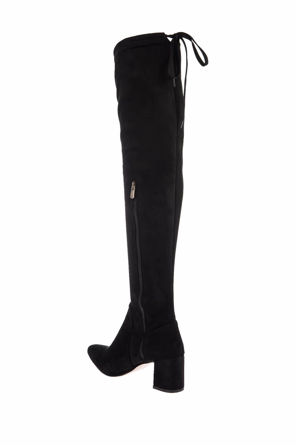 Fox Shoes Siyah Süet Kadın Çizme E860004202