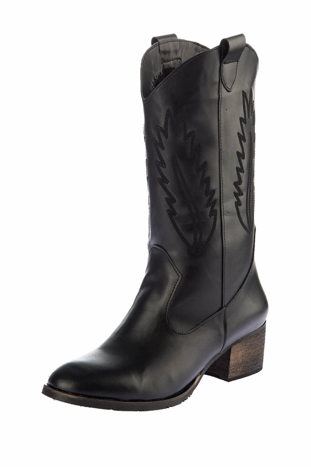 Fox Shoes Siyah Suni Deri Kadın Bot E267730009