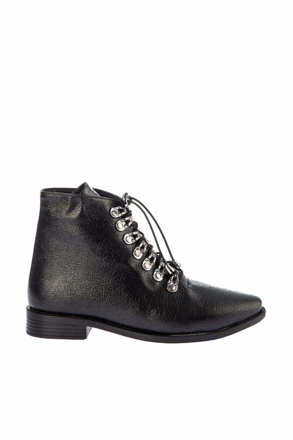 Fox Shoes Siyah Suni Deri Kadın Bot E432300409