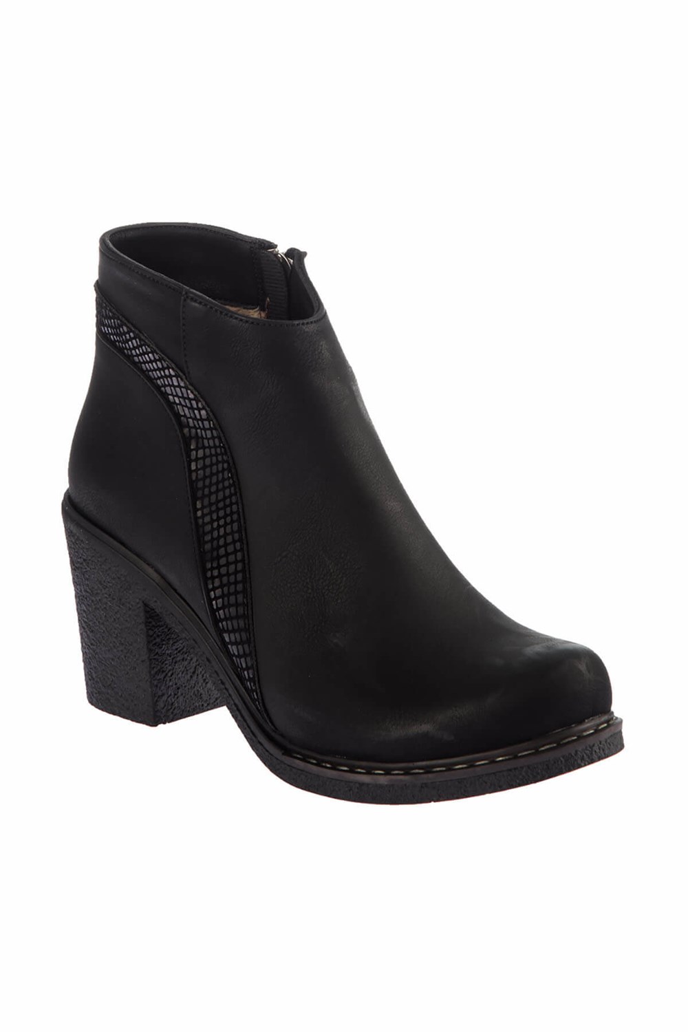 Fox Shoes Siyah Suni Deri Kadın Bot E674150109