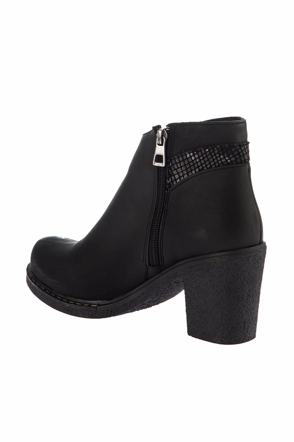 Fox Shoes Siyah Suni Deri Kadın Bot E674150109