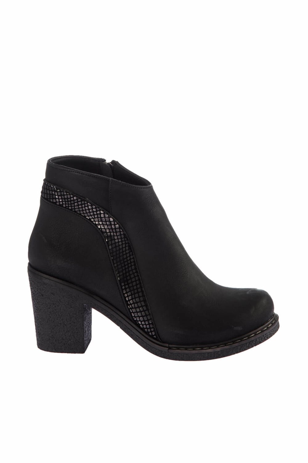 Fox Shoes Siyah Suni Deri Kadın Bot E674150109