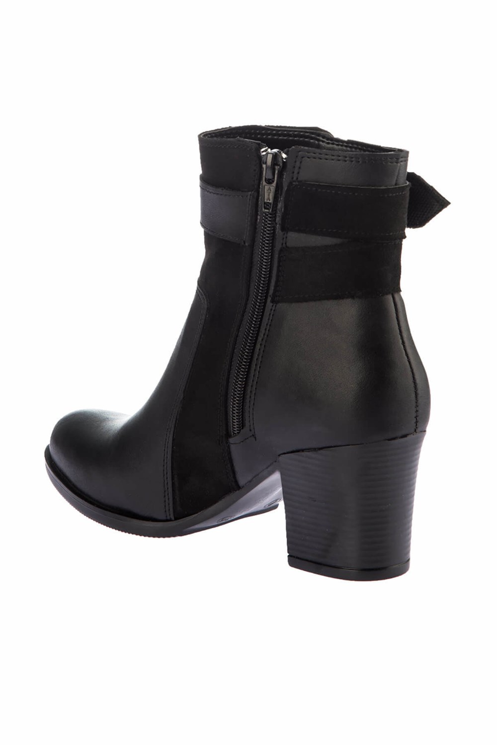 Fox Shoes Siyah Suni Deri Kadın Bot E713052509