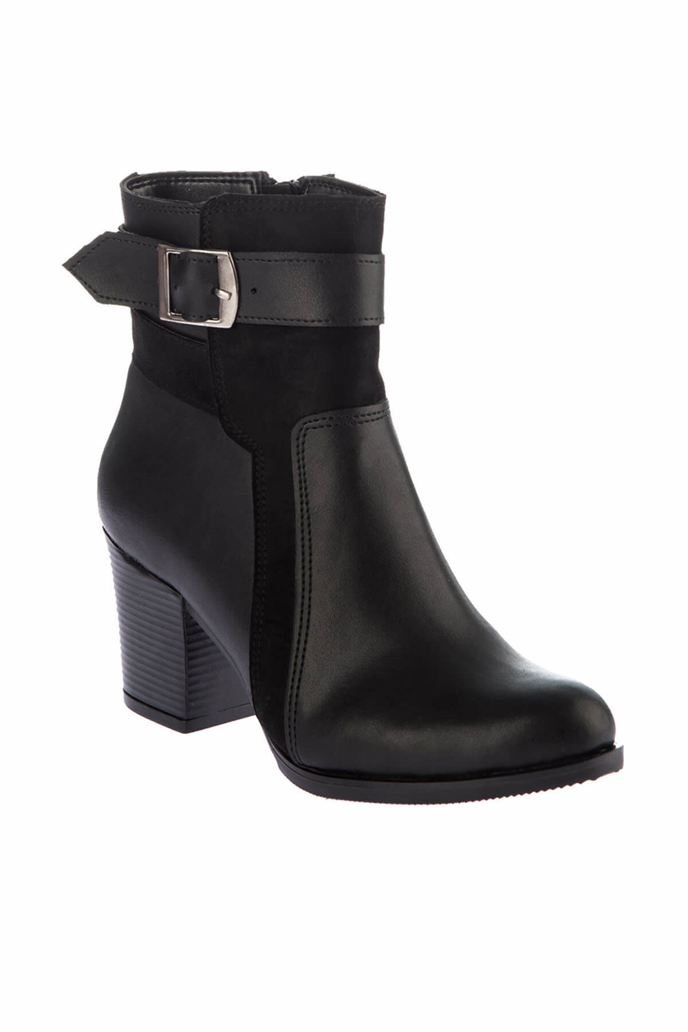 Fox Shoes Siyah Suni Deri Kadın Bot E713052509