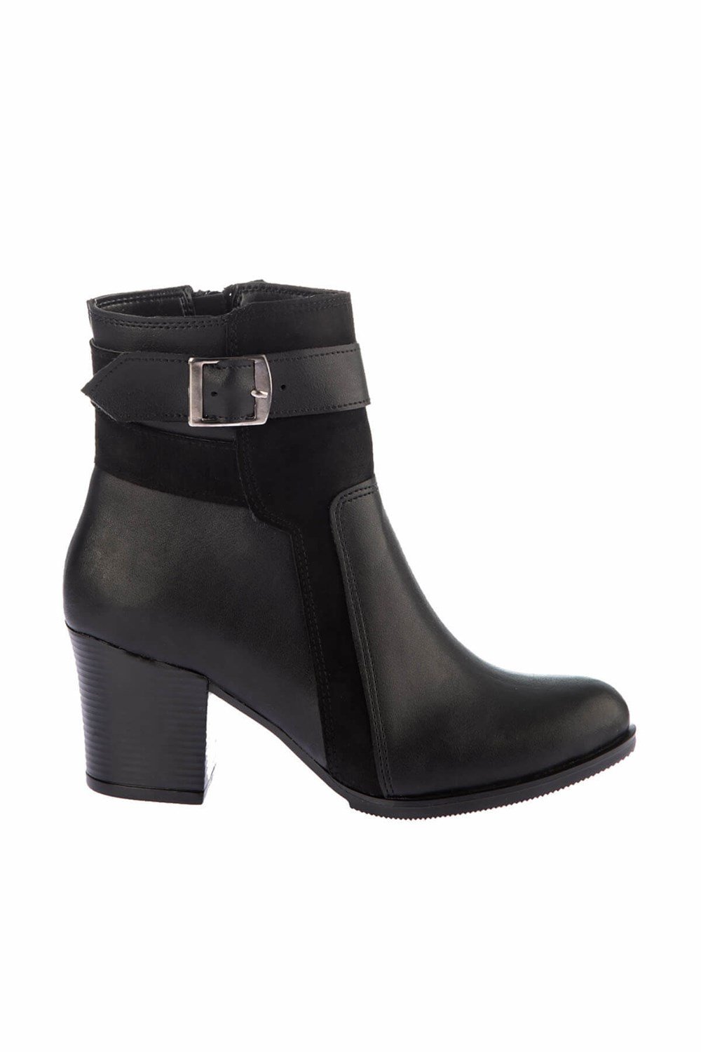 Fox Shoes Siyah Suni Deri Kadın Bot E713052509