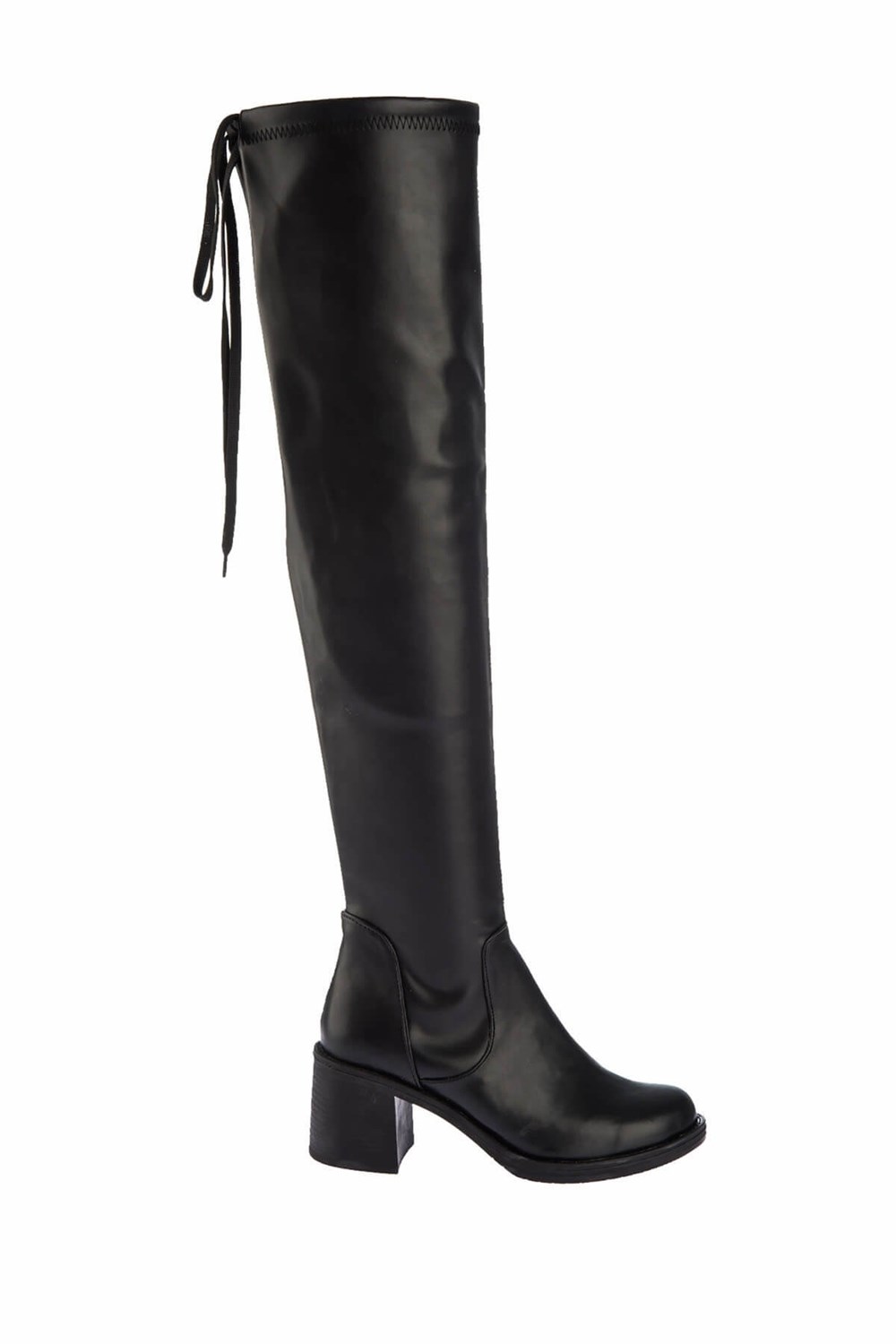 Fox Shoes Siyah Suni Deri Kadın Çizme E860299909