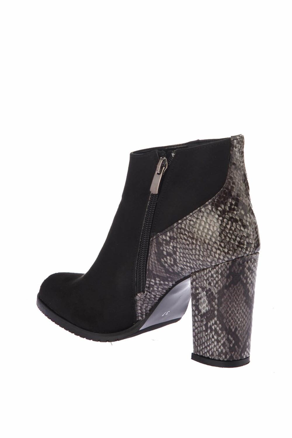 Fox Shoes Siyah Yılan Kadın Bot E654500202