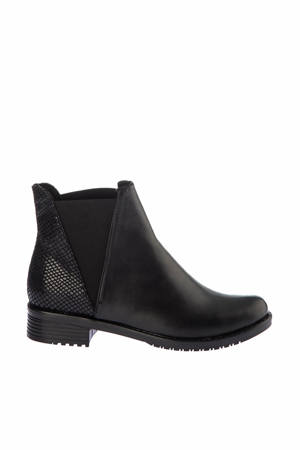 Fox Shoes Siyah Yılan Kadın Bot E726503009