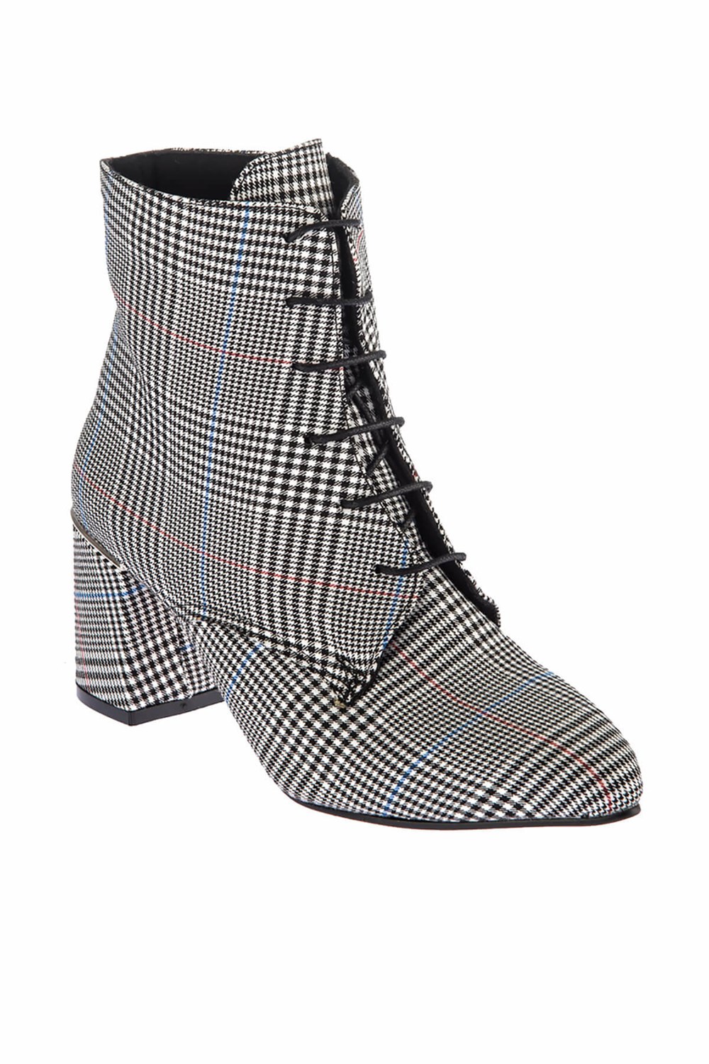 Fox Shoes Siyah/Beyaz Kadın Bot E518011327