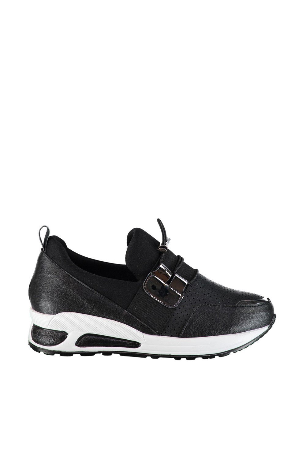 Fox Shoes Siyah/Platin Kadın Sneakers D367000609