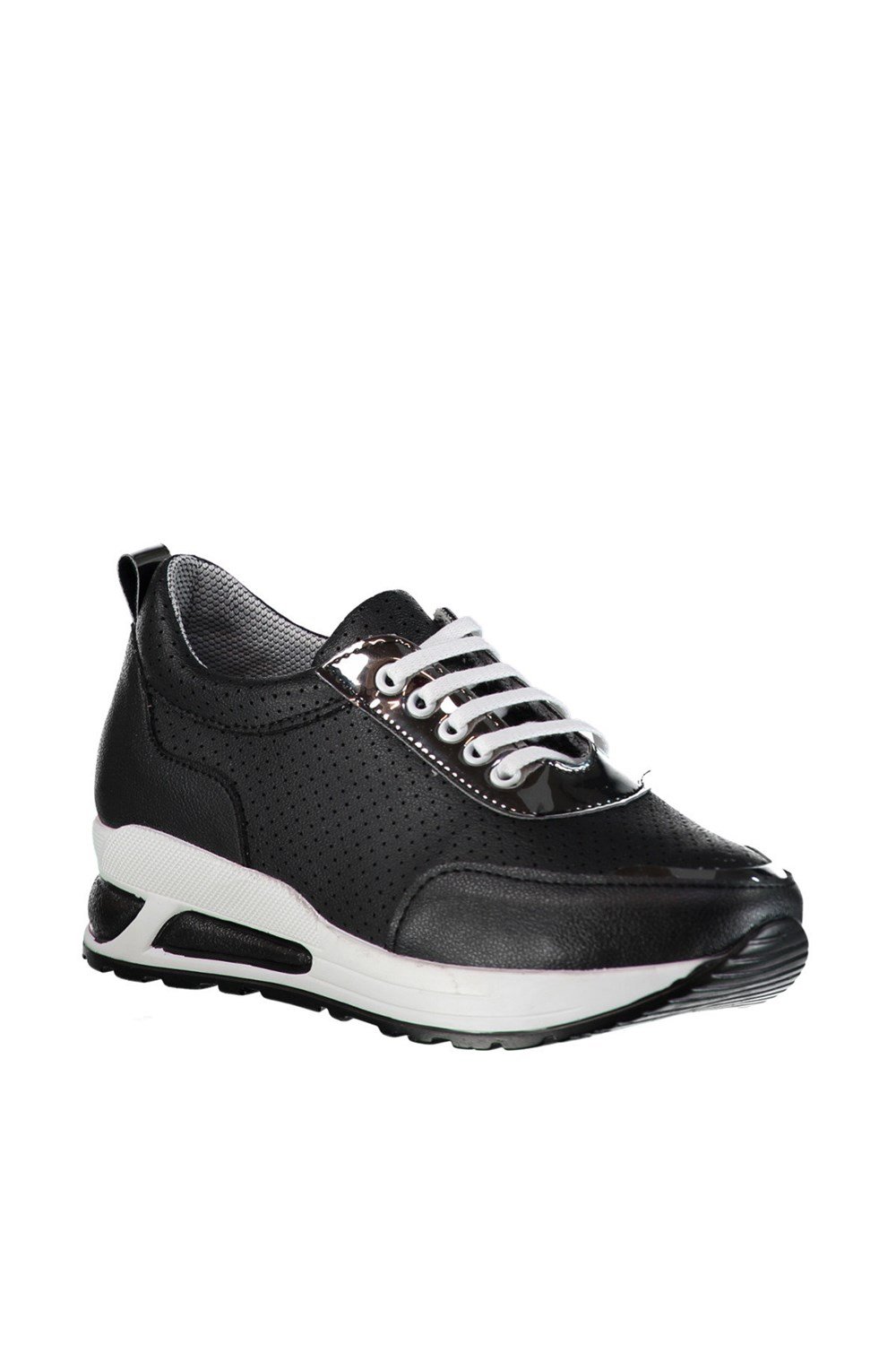 Fox Shoes Siyah/Platin Kadın Sneakers D367006709