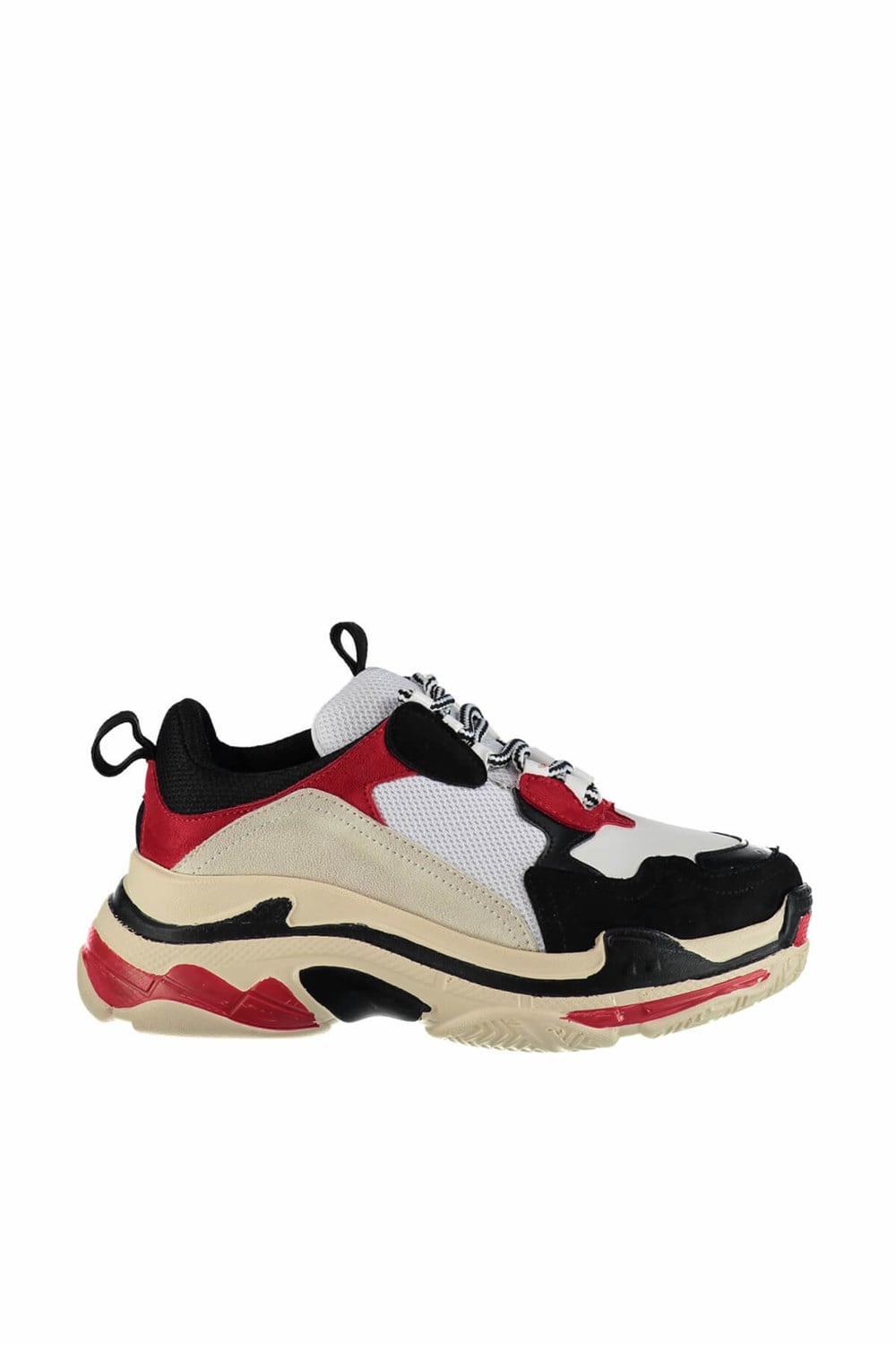 Fox Shoes Siyah/Siyah/Beyaz Kadın Sneakers D592410102