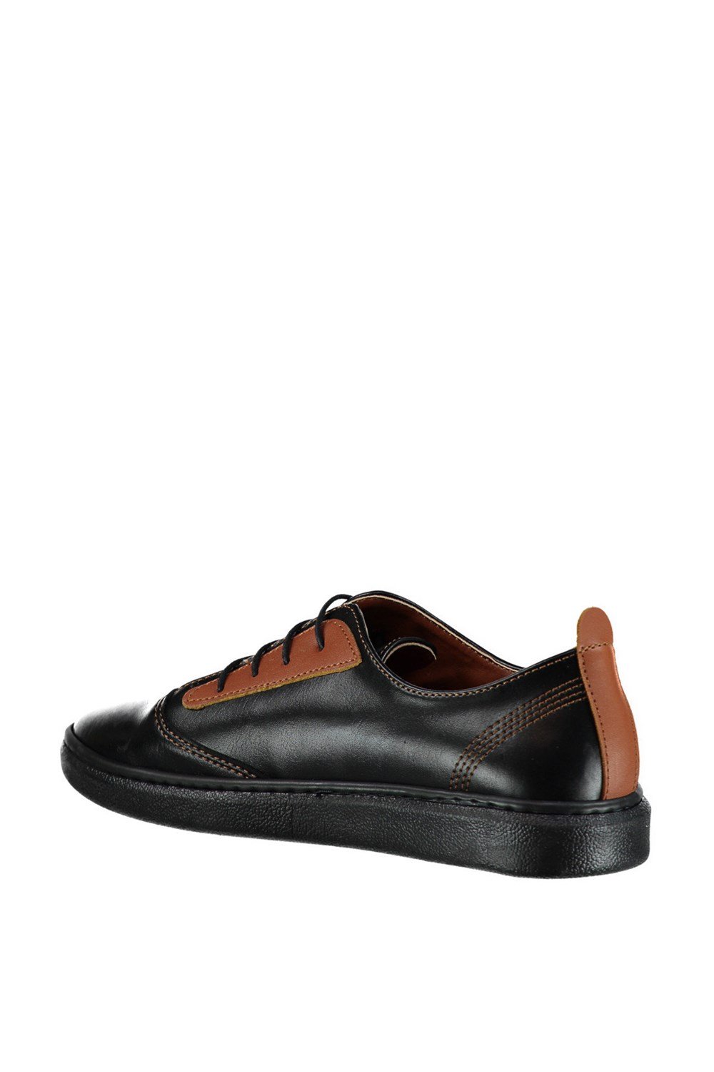 Fox Shoes Siyah/Taba Kadın Sneakers D288078009
