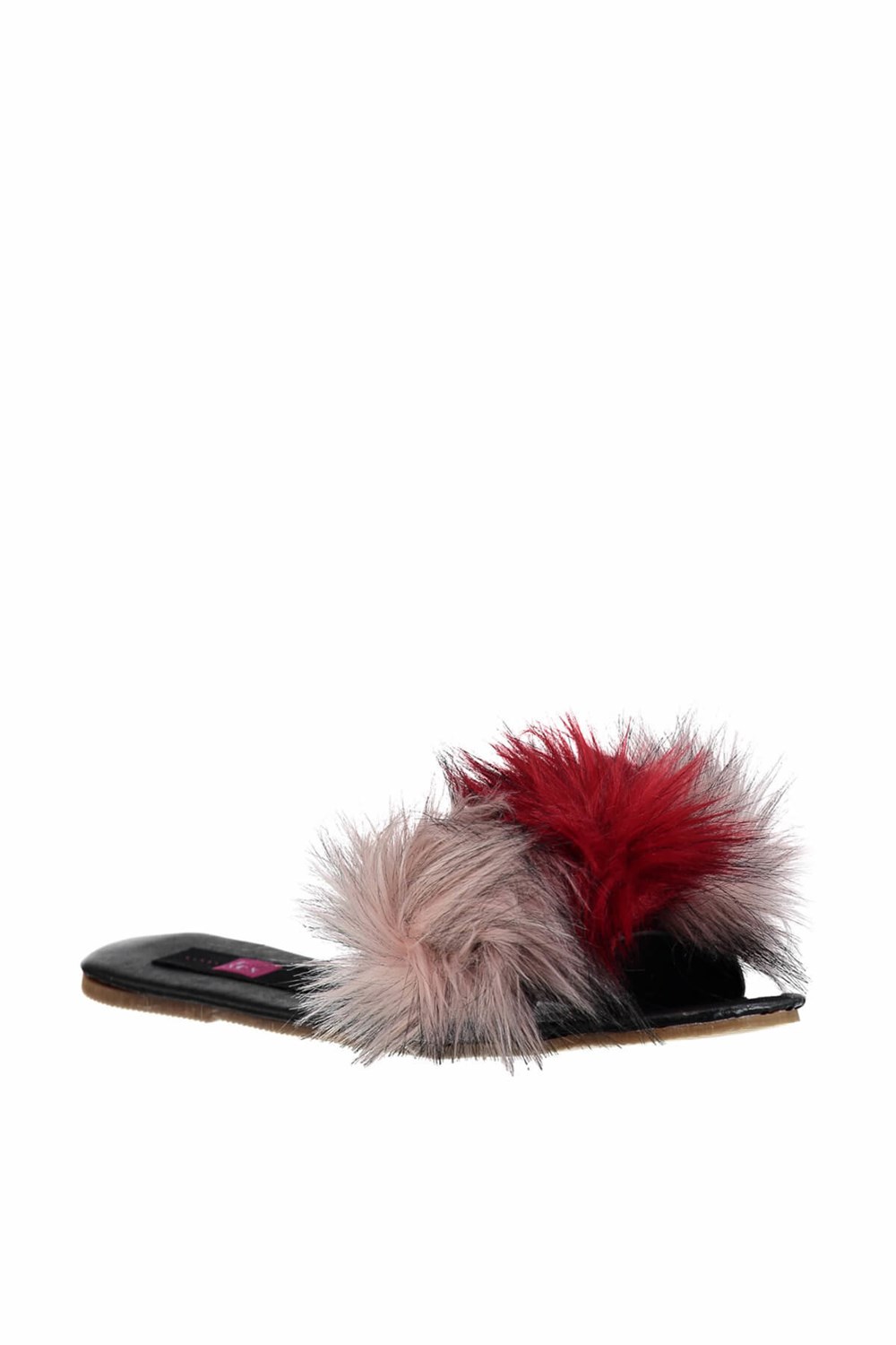 Fox Shoes Somon/Kırmızı Kadın Terlik D551447009