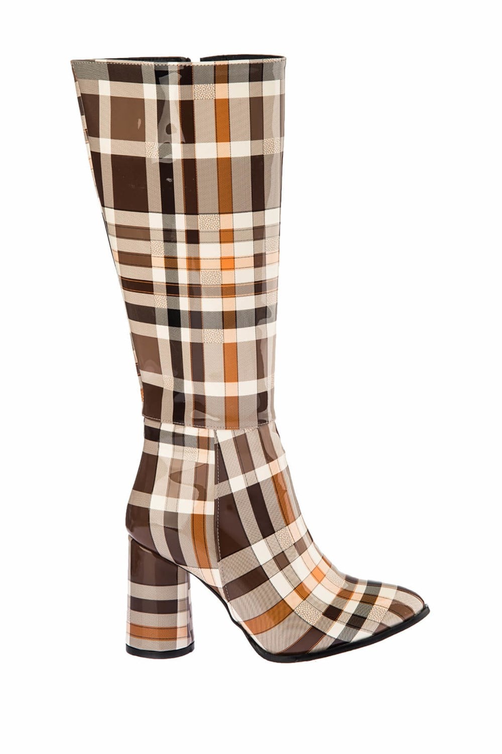 Fox Shoes Taba Ekose Kadın Çizme E758884508