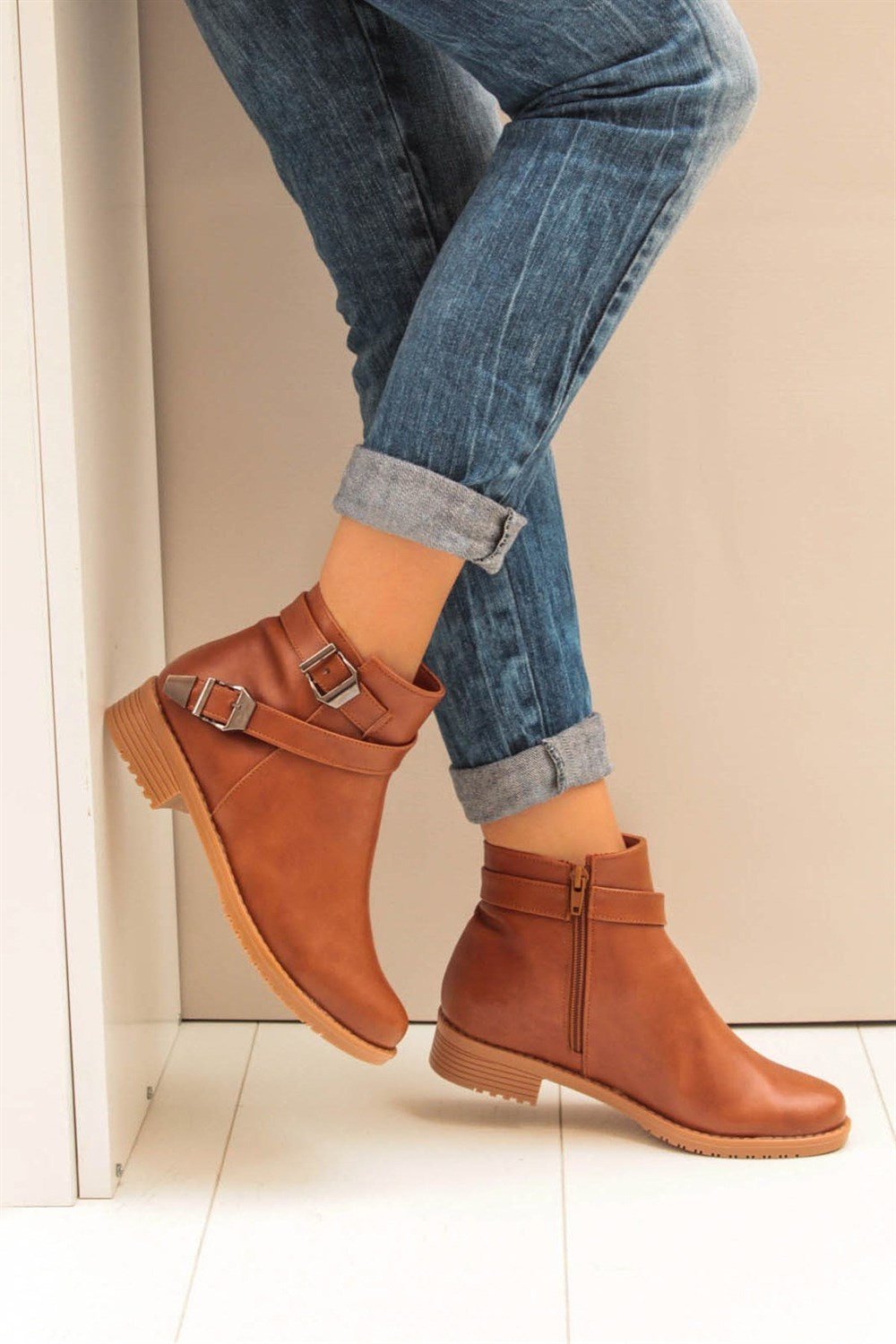Fox Shoes Taba Kadın Bot A726193409