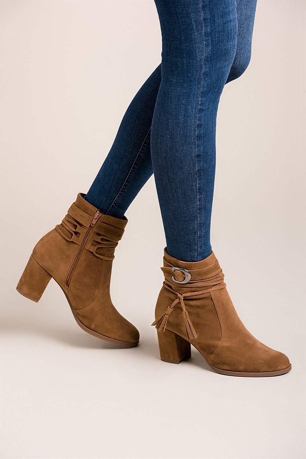 Fox Shoes Taba Kadın Bot C412006002