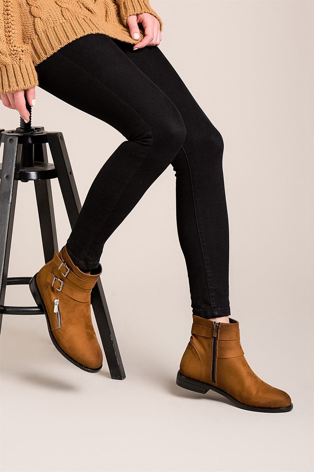 Fox Shoes Taba Kadın Bot C414171302