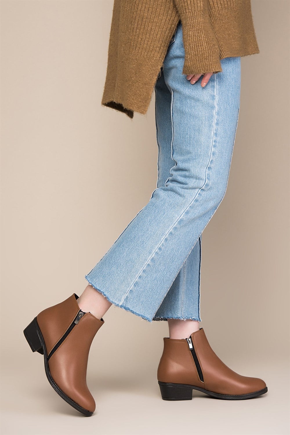 Fox Shoes Taba Kadın Bot C442940009
