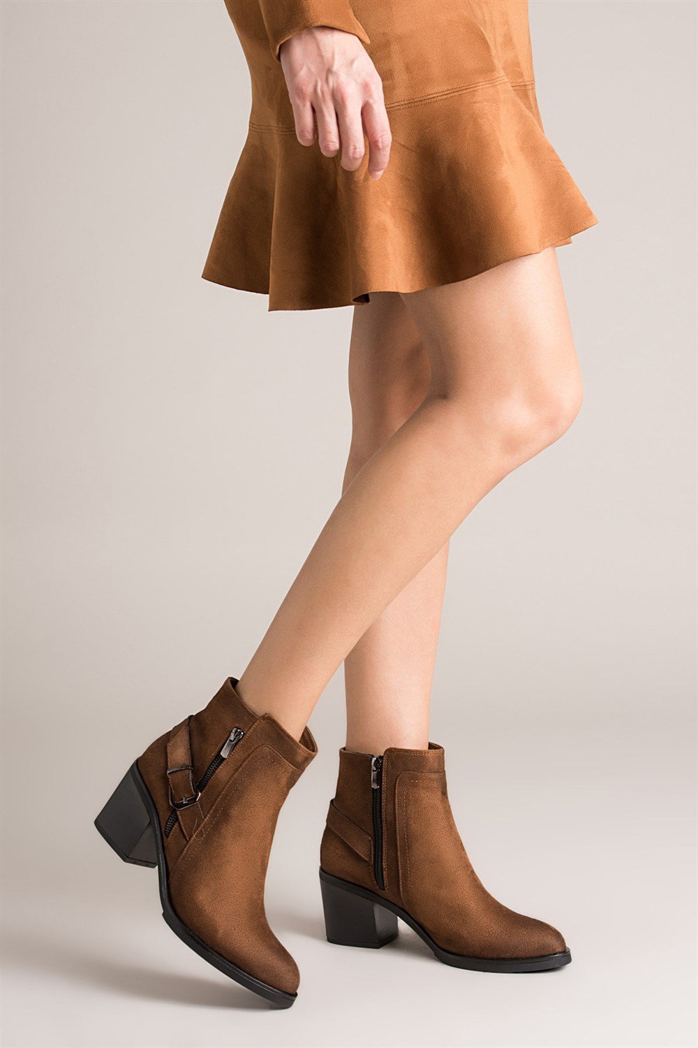 Fox Shoes Taba Kadın Bot C854010102