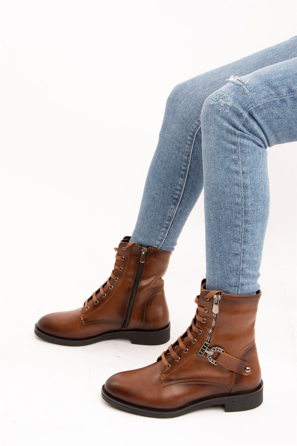 Fox Shoes Taba Kadın Bot E490001609