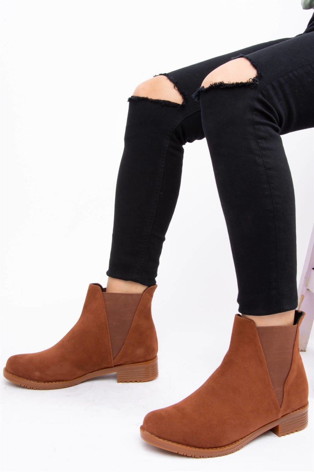 Fox Shoes Taba Kadın Bot E726503002