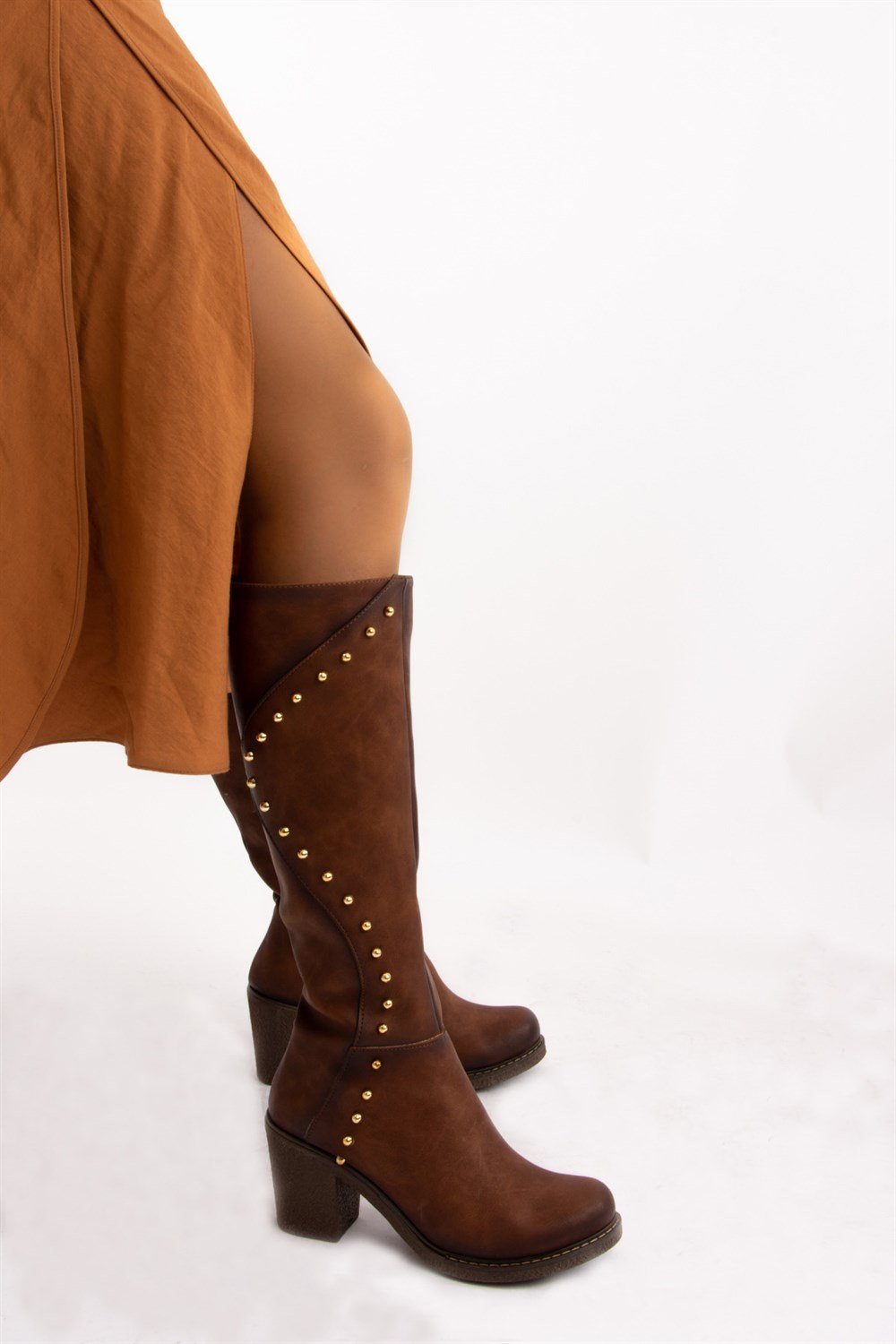 Fox Shoes Taba Kadın Çizme E674252109