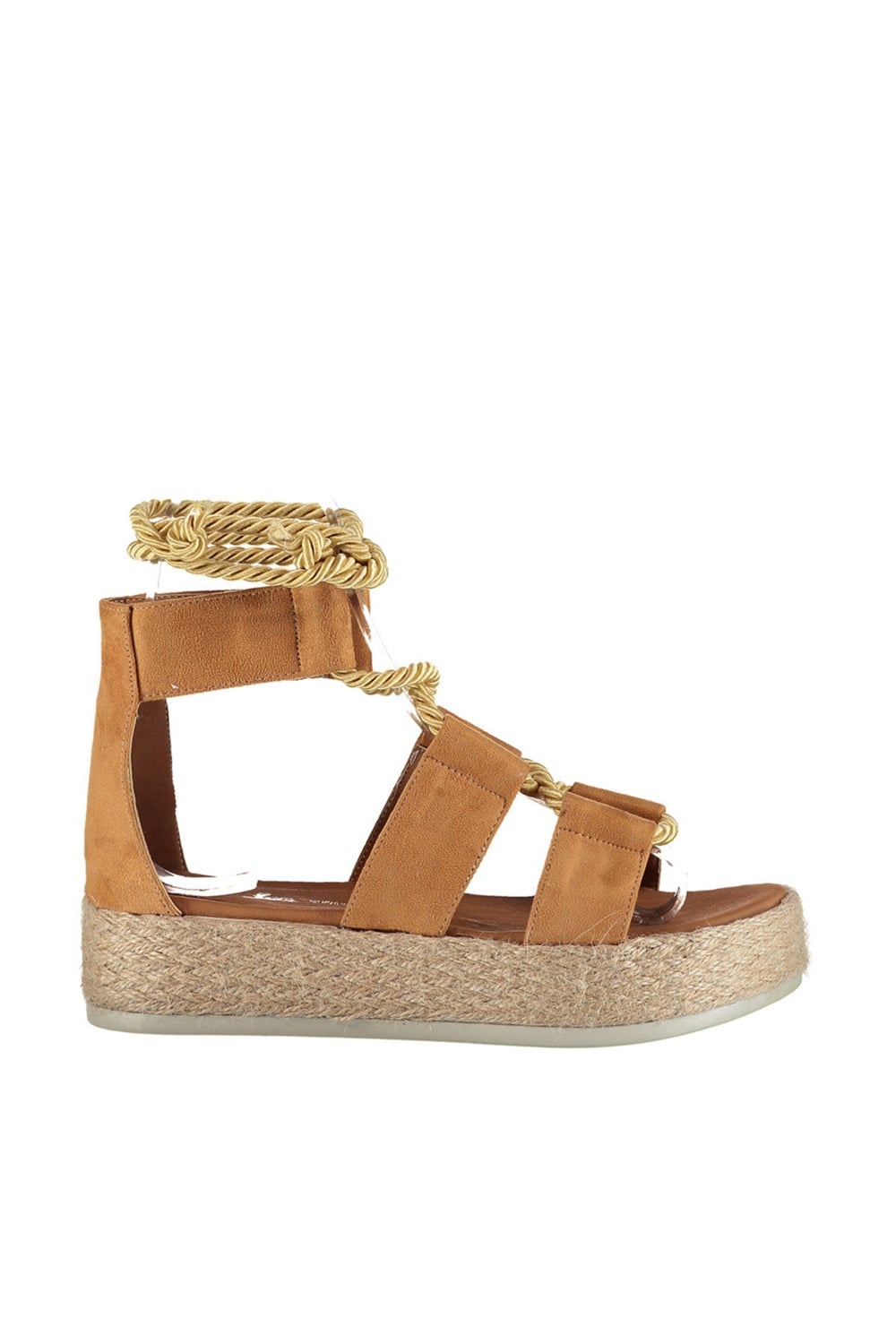 Fox Shoes Taba Kadın Dolgu Topuklu Ayakkabı D432600102
