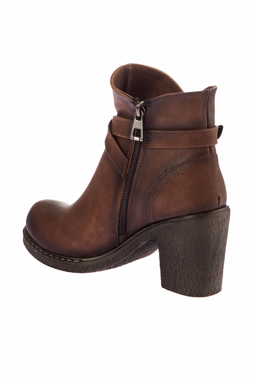 Fox Shoes Taba Suni Deri Kadın Bot A674150709
