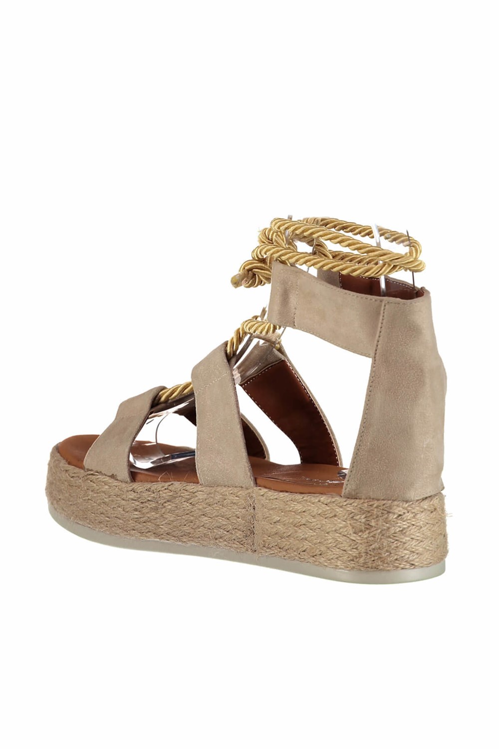 Fox Shoes Ten Kadın Dolgu Topuklu Ayakkabı D432600102