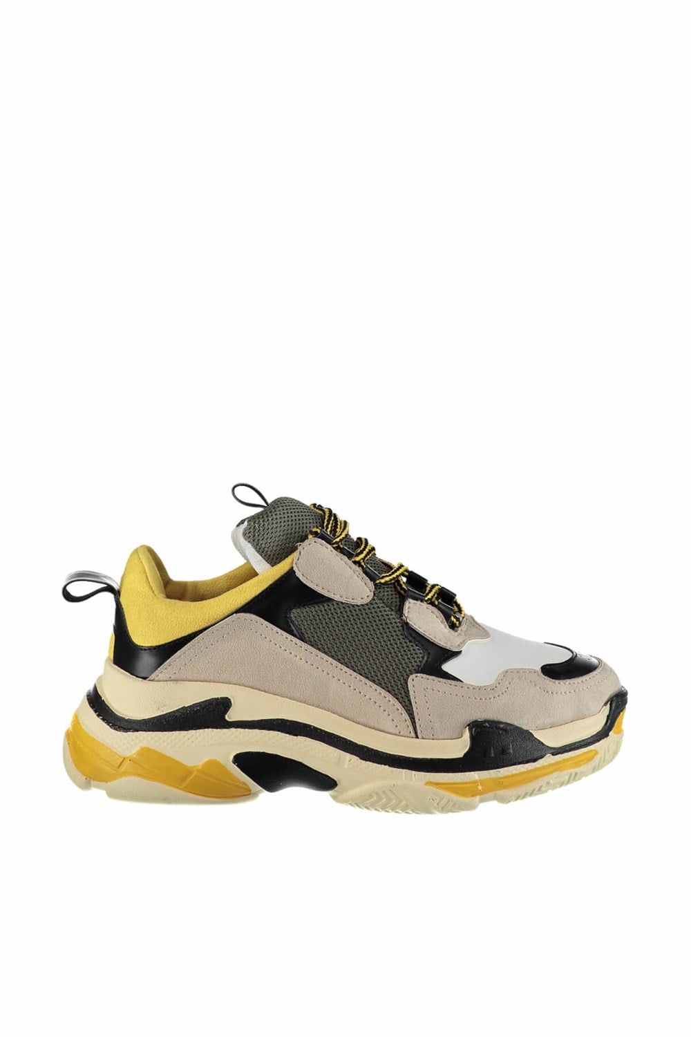 Fox Shoes Ten/Siyah/Beyaz Kadın Sneakers D592410102