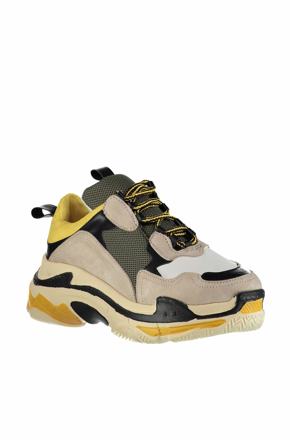 Fox Shoes Ten/Siyah/Beyaz Kadın Sneakers D592410102