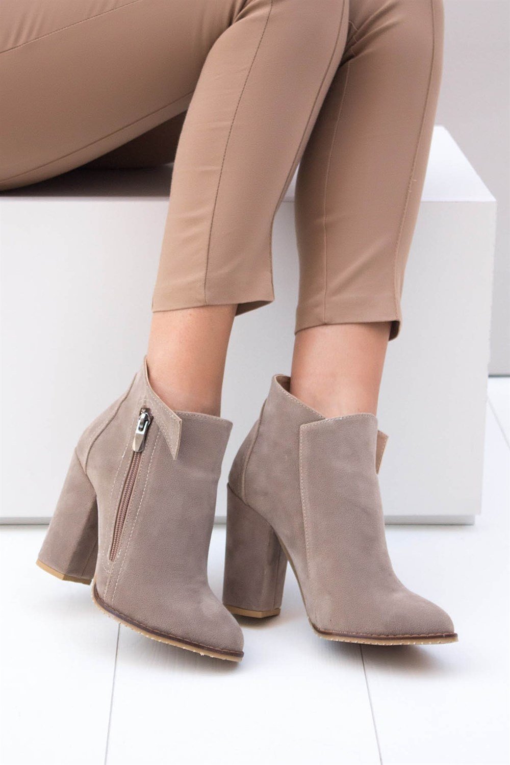 Fox Shoes Vizon Kadın Bot A922640802