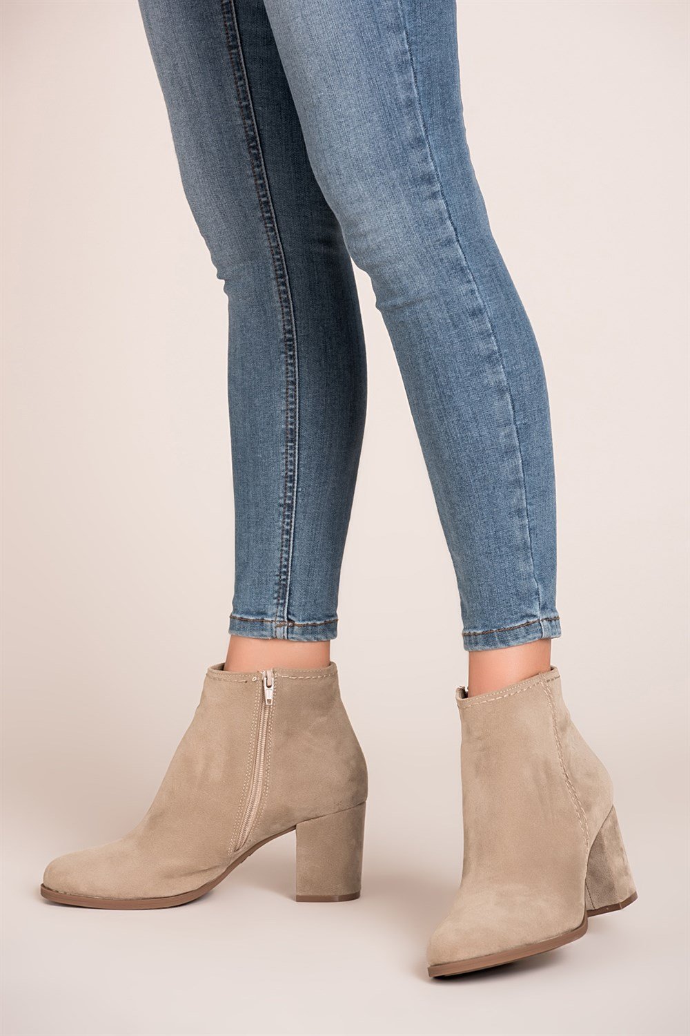 Fox Shoes Vizon Kadın Bot C412001202