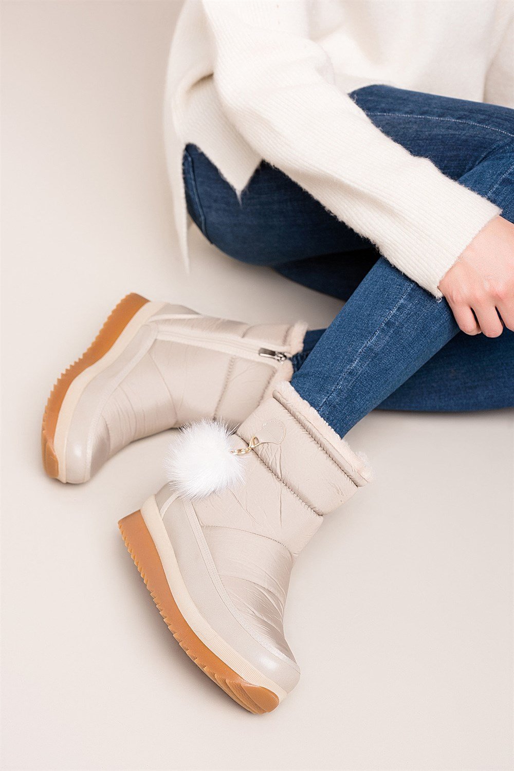 Fox Shoes Vizon Kadın Bot C476023304