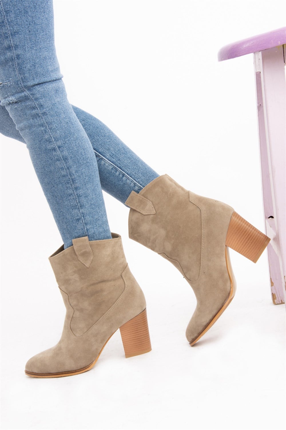 Fox Shoes Vizon Kadın Bot E412020002