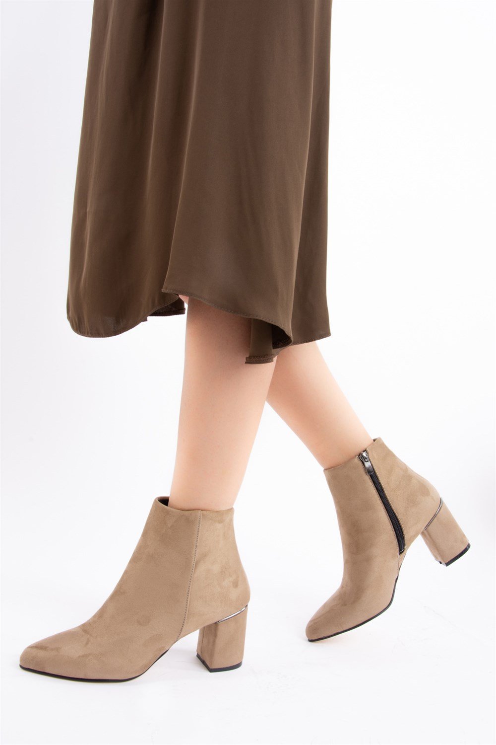 Fox Shoes Vizon Kadın Bot E518011102