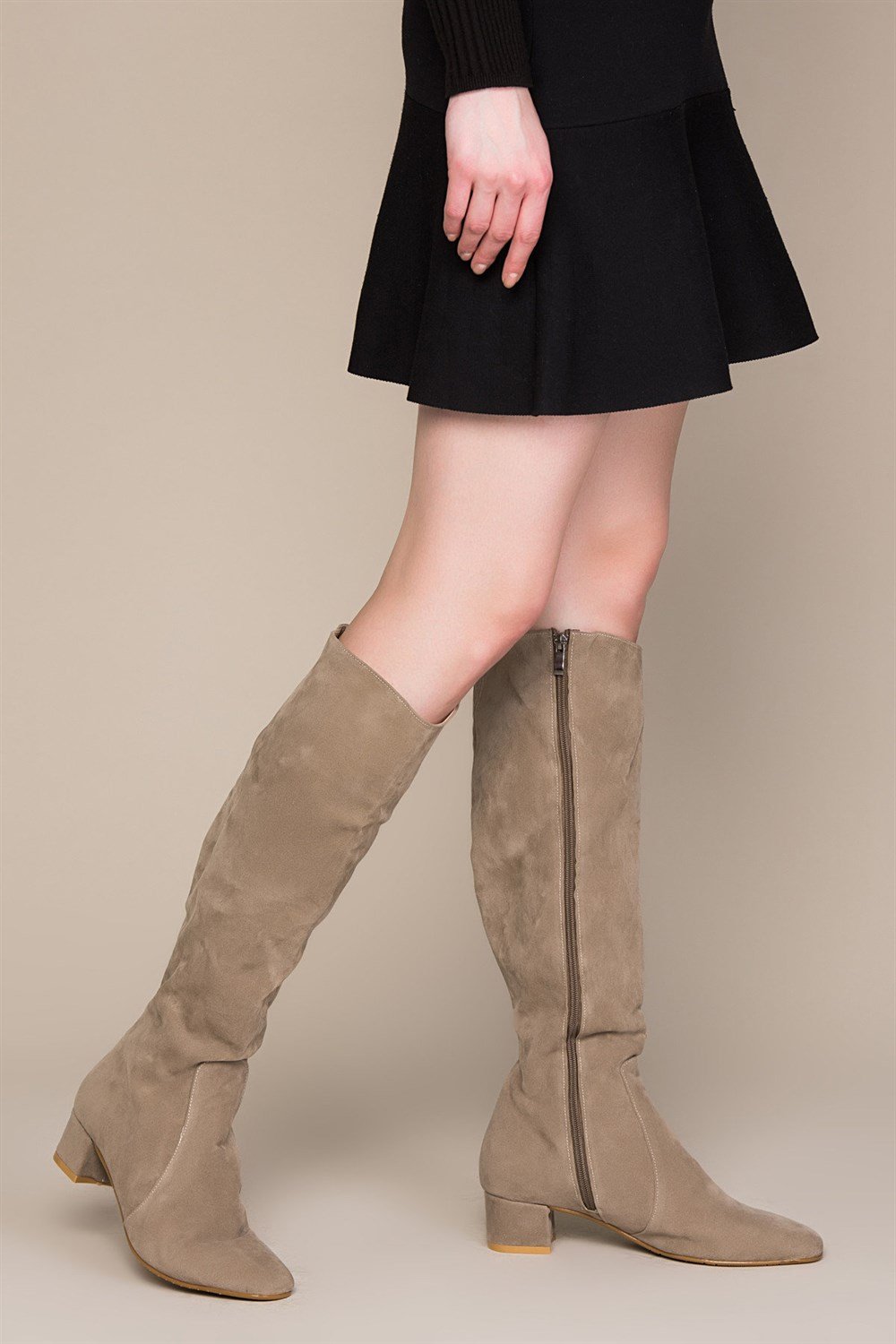 Fox Shoes Vizon Kadın Çizme C922643302