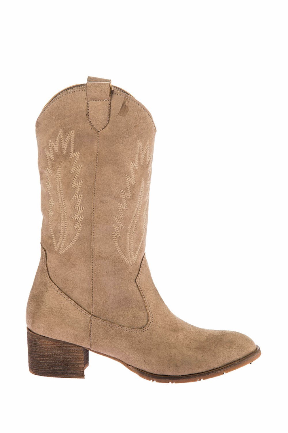 Fox Shoes Vizon Süet Kadın Bot E267730002