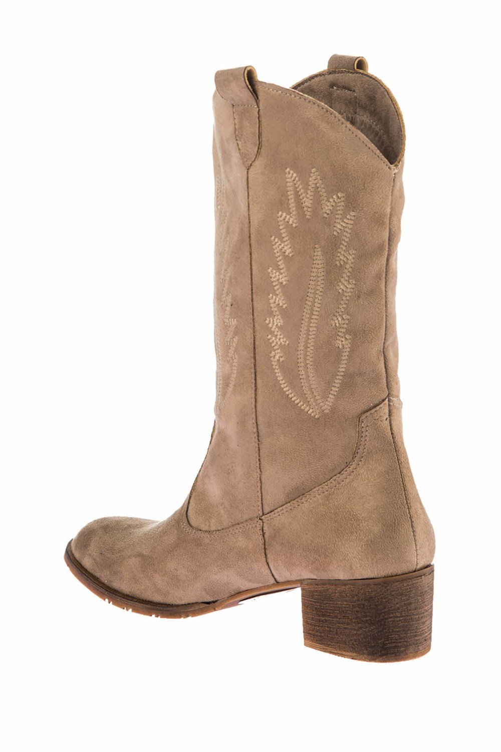 Fox Shoes Vizon Süet Kadın Bot E267730002