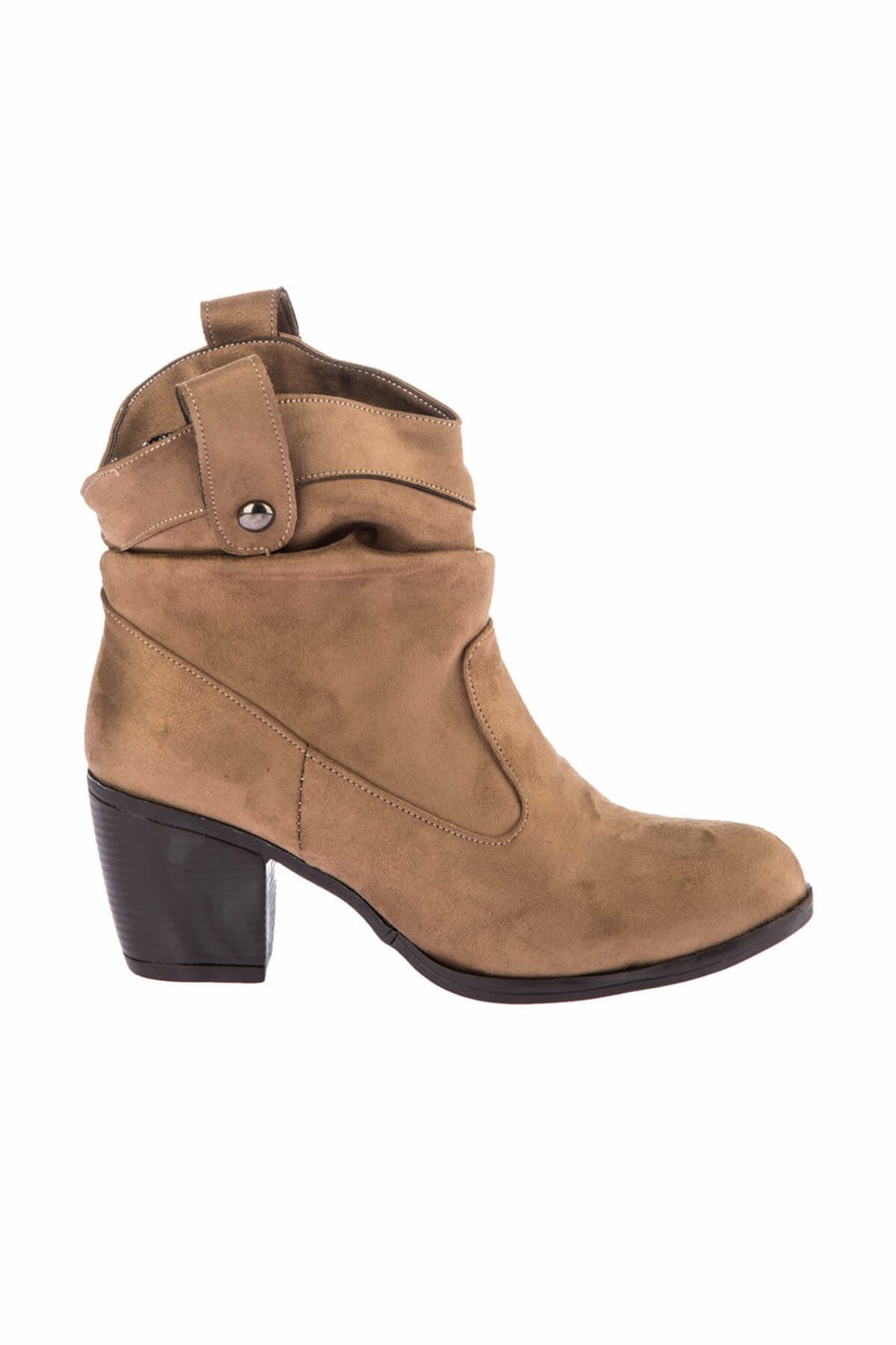 Fox Shoes Vizon Süet Kadın Bot E610061602