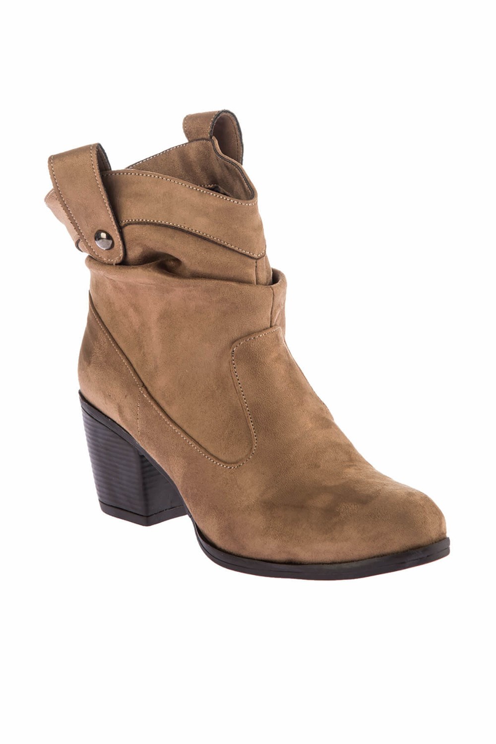 Fox Shoes Vizon Süet Kadın Bot E610061602